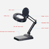 Suitable for electronic repair and precision work X02-7, 30x magnification desk lamp with LED light