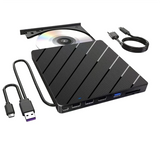 A43I! External CD/DVD Drive for Laptop, 7 in 1 USB Ultra-Slim Portable CD/DVD Player Burner, Burner Writer External Disk Drive