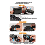 For Action 6 Hand Grip Mount Street Grip Kit Including Quick Release Cage Shutter Button& Protective Frame