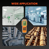 gas pressure gauge manometer with Backlit Gas Pressure Tester Dual Port for Natural Gas Pipelines Ventilation Detection HT-1890