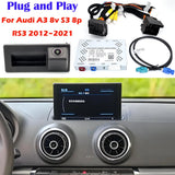 Car Reverse Camera Trajectory Decoder For Audi A3 8v S3 8p RS3 2012~2021 OEM Original Screen Upgrade Parking Camera Plug & Play