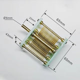 Semi Handmade Air-Adjusted Capacitor, Variable Capacity, High-Power, 10 PF-330PF