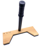 Alloy Base Display Platform Parking Rack for Brompton Bike Repair Rack Wood Veneer Aluminum