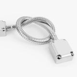 Zinc Alloy Head Cable Protection Sleeve Exposed Mount Metal Wire Pipe Cable Protector Armored Cable Armored Door Loop