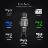 Thermal Imaging RifleScope GR225 Infrared Night Vision Aiming for Hunting Outdoor Adjustable Focus Infrared Thermal Camera Scope