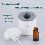 2X Waterless Diffuser,Plug In Waterless Essential Oil Diffuser 10Ml Smart Aromatherapy Plug In Wall Diffuser US Plug