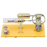 Stirling engine model car physics science technology science small production small invention experimental toy engine
