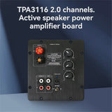 (BAAY) TPA3116 Subwoofer Active Speaker Amplifier Board Digital Active Amplifier Board Pure Basss Home Audio Amplifier Board