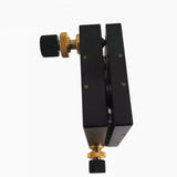 Pitch and rotation adjustment for optical applications, manual dual-axis precise tilt phase