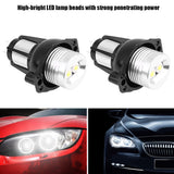 2pcs 12W LED Angel Eyes Halo Ring Marker Light for E90 E91 05‑08 Auto Lamps