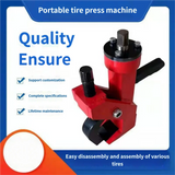 Tire Peeler Artifact Portable Picker Portable tire remover Mobile tire presser Tire disassembly remover