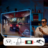 100W Fast Charging USB C To AR Glasses Docking Hubs Type C AR Glasses Charging Adapter For AIR/2 Glasses