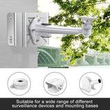 Stainless Steel Outdoor Wall Bracket Wall-mounted Silver Corner Mounting Bracket Fixing Bracket Kit for S340 Eufy