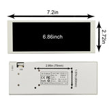 6.86inch 480x1280 Bar IPS LCD Monitor White/Black PC Case Monitor USB Port Built-in Theme Diy CPU GPU Temp