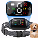 Electronic training collar, 4 modes, 8 sensitivity levels, multi-colored, for medium and large dogs