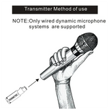 2.4G Wireless System Wireless XLR Transmitter Receiver One To Two Dynamic Microphone High Quality Sound Quality