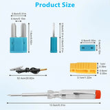 Micro2 Fuses Assortment Kit- 105 Pcs ATR APT Blade Car Fuses with Fuse Puller, Automotive Replacement Fuse for Car, Boat, RV