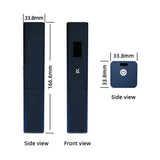 Yieryi 5 in 1 PH Water Quality Tester Digital Salinity Meter EC TDS TEMP Monitor Rechargeable Test for Driking Water Farm Pool