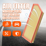A6540940004 Air Filter for Mercedes Benz CLS (C257) W213 S213 A238 C238 S213 W222, V222, X222 E200D E220D 6540940004