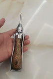1891 German  Multifunctional Semi-automatic Forward and Reverse Lever Wooden Handle Retro Ratchet Screwdriver