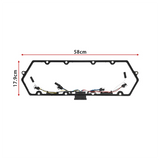 Valve Cover Gasket Set F81Z-6584-AA W/Harness Glow Plug For Ford 7.3L Powerstroke 99-03 F4TZ-12A342-BA F81Z6584AA