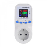 220V Overvoltage And Undervoltage Protector Electronic Multifunctional Protector Socket 16A Large Screen Display Metering Socket