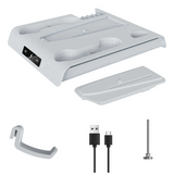 The Multifunctional Host Cooling Charging Dock Is For PS 5 Slim, Supports Charging 2 Controllers, Has 3 Fan Spee