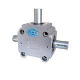 Stainless Steel Right Angle Steering Box Cast Steel Gearbox 40N.M Large Load 2.5 Module 16 Teeth 90 Degree Commutator Gear