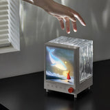 Aurora Projector Lamp White Noise Whale Night Light LED Nightlight Ambient Lighting for Bedroom Birthday Gift