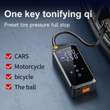 12v Portable Air Pump and Jump Starter 4 In 1 Multifunction Peak current 1000A Car Battery Jump Starter and Tire Inflators