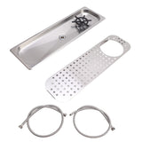 High Pressure Washing With Drain Drip Tray Hose for Bar 304 Stainless Steel Pitcher Rinser Cup Washer Glass Cleaning Rinser