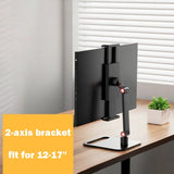 New Expandable Monitor Desk Holder 360° Swivel Adjustable Tablet Stand Foldable Tablet Bracket for 12-17in