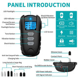 Dog Training Collar with Remote, Waterproof Dog Collar with Beep Vibration Shock, Adjustable 0 to 99 Shock Vibration Levels Dog