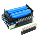 Raspberry Pi 4B/3B+ UPS Battery Pack -5V Lithium Power Supply Module with Rechargeable Battery Cycle Charging