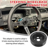 Grant Adapter Boss Kit 1" Steering Wheel Hub Adapter Conversion Spacer, 6 Hole To 3 Hole