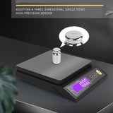5kg/0.1 Waterproof Electronic Kitchen Scale 10kg Home Digital Rechargeable Stainless Steel Weighing Scale Baking Measuring Tools