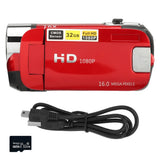 D90 1080P HD Video Recorder Monocular Telescope 16MP 16X Zoom Digital Camera Camcorder with Fill Light 2.4 Inch Rotatable Screen