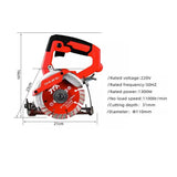 AC 220V Electric Marble Cutter Professional Ceramic Tile Cutting Machine Wall Brick Circular Saw 1300W 11000RPM