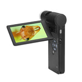 Original 10x-300X Portable Digital Mobile Microscope 4" LCD Display 5MP HD Foldable HDMI TV Output Li-Battery Camera Magnifier