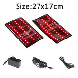 LED Red Light Arm Massage Slimming Pad - Portable Near Infrared Therapy for Pain Relief Fat Burning Blood Circulation and Body