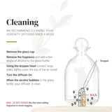For Aromatherapy - Battery Operated Diffuser Wood & Glass Oil Diffuser For Home Office Nebulizing Essential Oil Diffusers