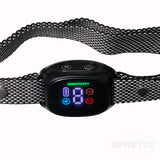 Smart Dog Bark Control Collar Rechargeable Magnetic Charging Duo Vibration Mode Warning Tone Color Screen Design