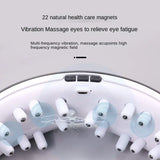 Rechargeable magnetic eye massager for relieving eye fatigue, eye massager for students, gift, vibration, and eye health care