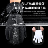 Electric Heated Gloves Motorcycle Winter Moto Heated Gloves Warm Waterproof Rechargeable Heating Thermal Gloves For Snowmobile