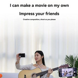 Wireless Magnetic Selfie Monitor For Iphone Selfie Mirroring Enhanced Rear Camera Viewing Grey