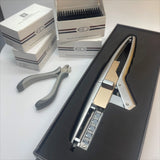 New 6D First Second Third Generation Hair Extension Machine with Plier Set with Extension Strands/Quick and Seamless Extension