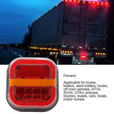 28 LED Stop Marker Lights Trailer Tail Light Waterproof Turn Signal Parking Reversing Brake Lamp for Car Truck Trailer