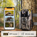 Suntek HC900PRO 4K 30MP 4G Cloud Trail Camera Photo Traps with Live Video App Control