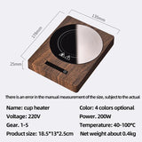 100°C Cup Heater Mug Warmer Hot Tea Maker 5 Gear Warmer Coaster 200W Heating Pad Electric Hot Plate For Milk Tea Water 220V