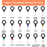 700Pcs 26Type Car Electrical Wire Terminal kit 1/1.5/1.8/2.2/2.8/3.5mm Connector Pins Terminal Removal Male Female Crimp Pins
